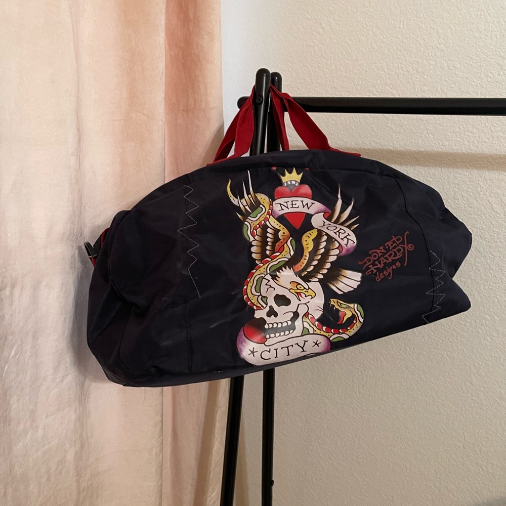 Ed Hardy small weekender duffle bag